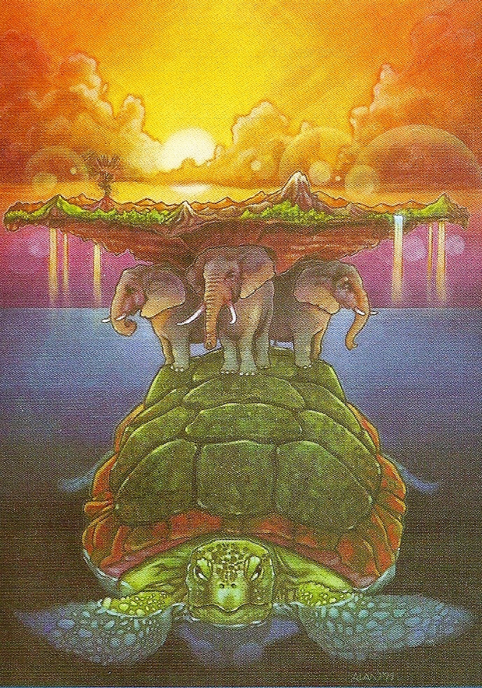 689x983 The Absolute Truth - Flat Earth Painting