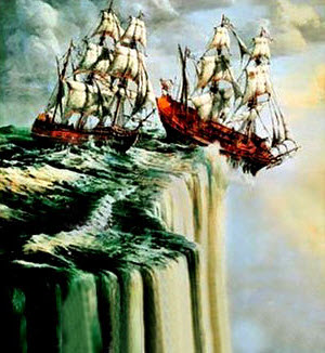 300x326 C.s. Lewis On A Flat Earth Theory Bible On Tap - Flat Earth Painting