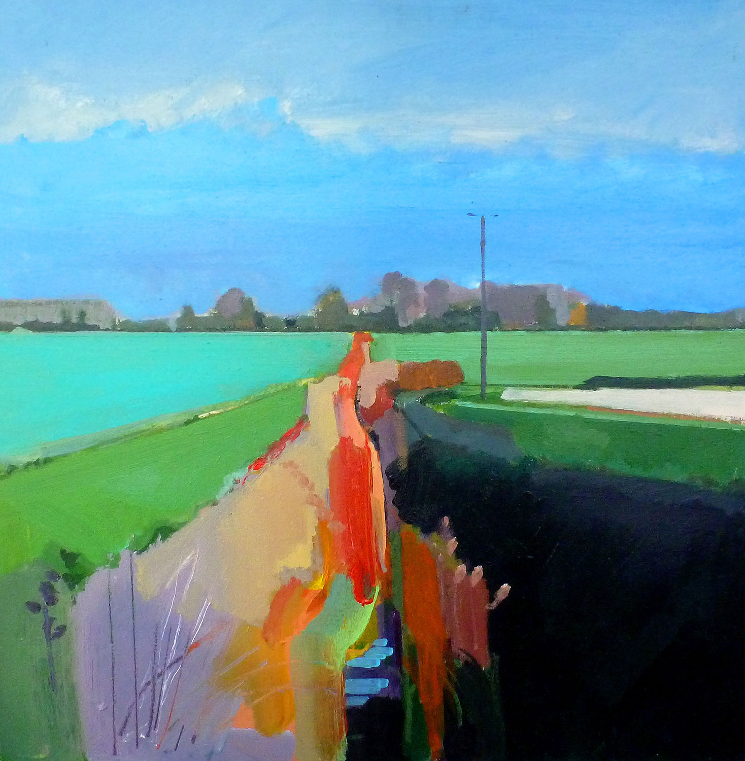 1468x1500 Flat Earth Paintings By Fred Ingrams - Flat Earth Painting