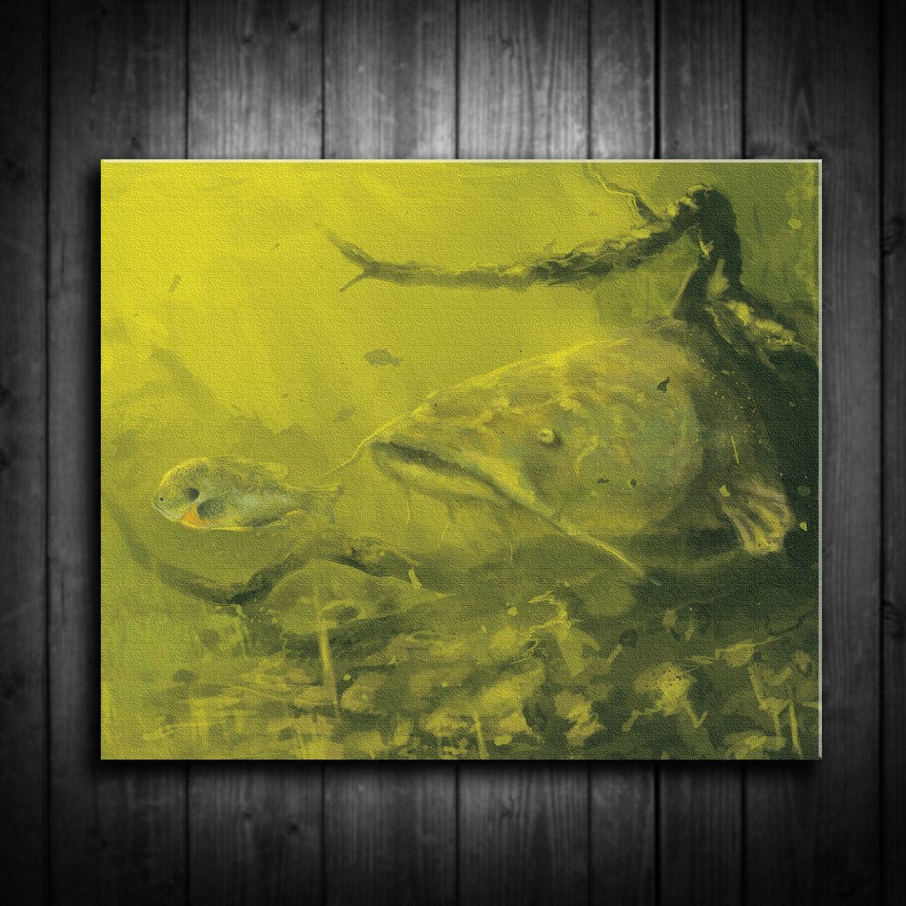 1024x1024 Flathead Catfish Painting - Flathead Catfish Painting