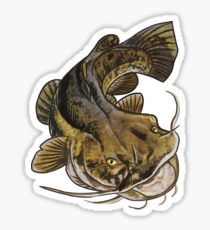 210x230 Flathead Catfish Stickers Redbubble - Flathead Catfish Painting