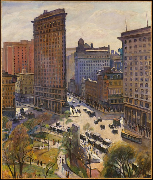 533x625 Samuel Halpert The Flatiron Building The Met - Flatiron Building Painting