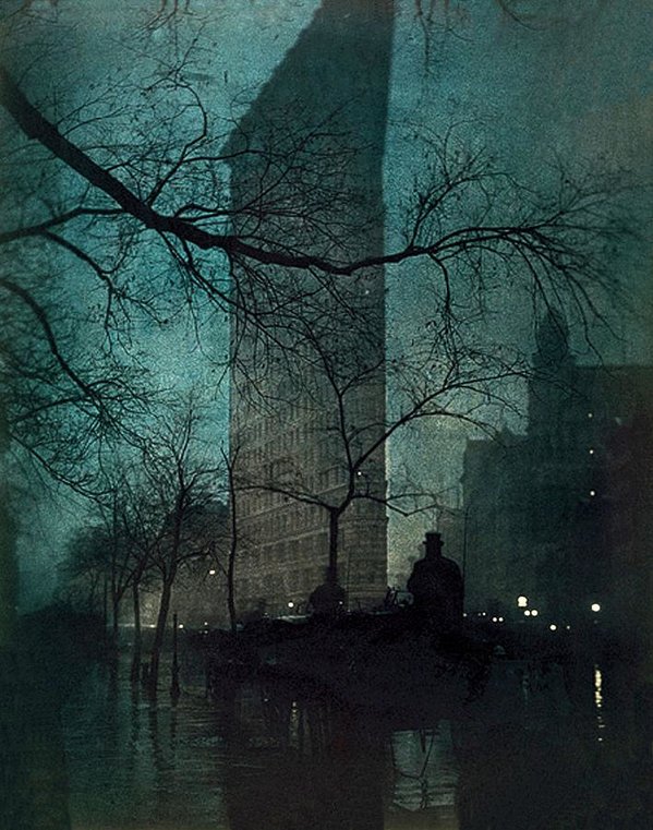 599x761 The Flatiron Building Poster By Edward Steichen - Flatiron Building Painting