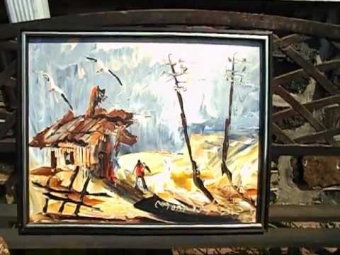 480x360 Morris Katz Paintings. Flea Market Garage Yard Estate Sale - Flea Market Painting
