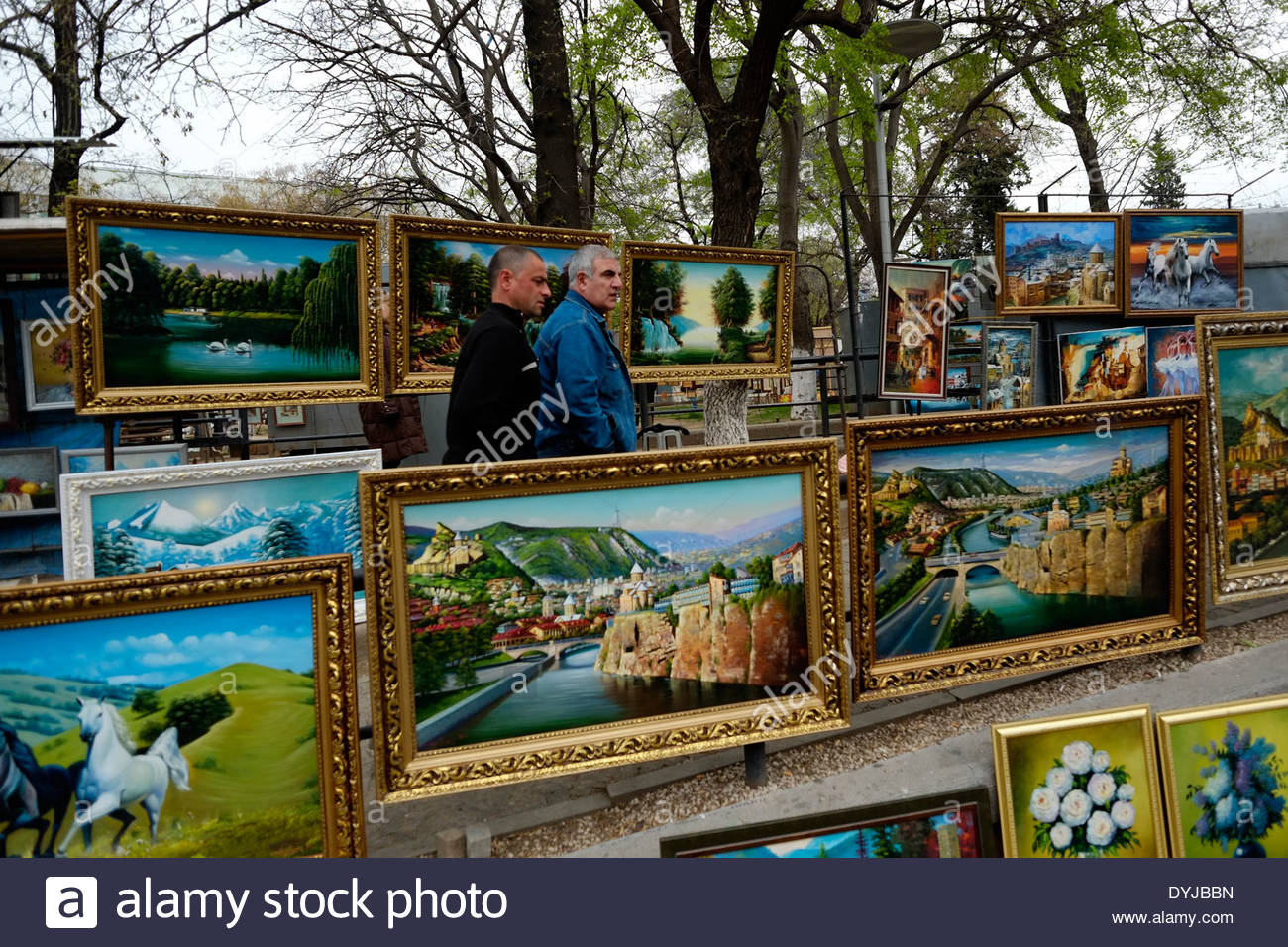 1300x956 Paintings For Sale The Dry Bridge Bazaar Flea Market - Flea Market Painting