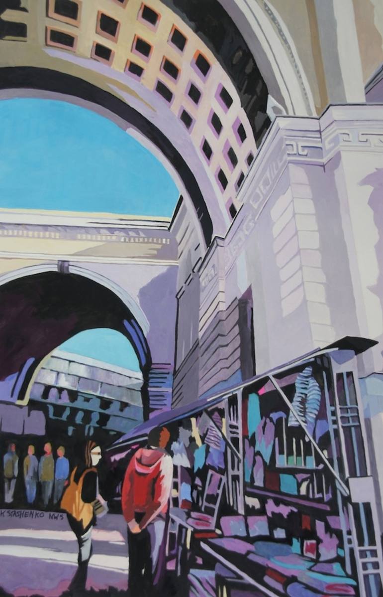 770x1198 Saatchi Art Flea Market Painting By Kristin Stashenko - Flea Market Painting