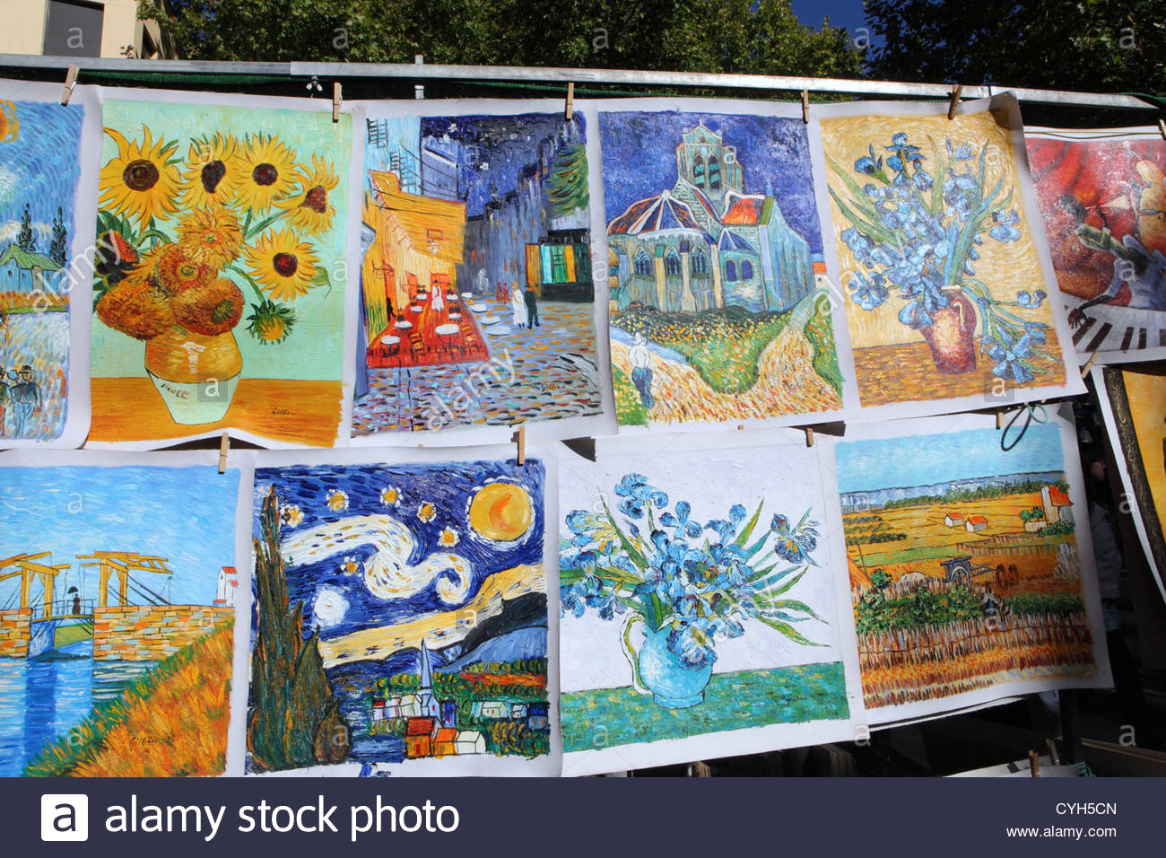 1300x956 Copies Of Iconic Famous Artworks Painting For Sale Sunday Flea - Flea Market Painting