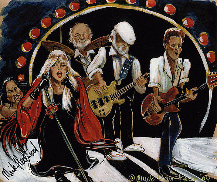 715x600 Fleetwood Mac Painting By Karen Fulk - Fleetwood Mac Painting
