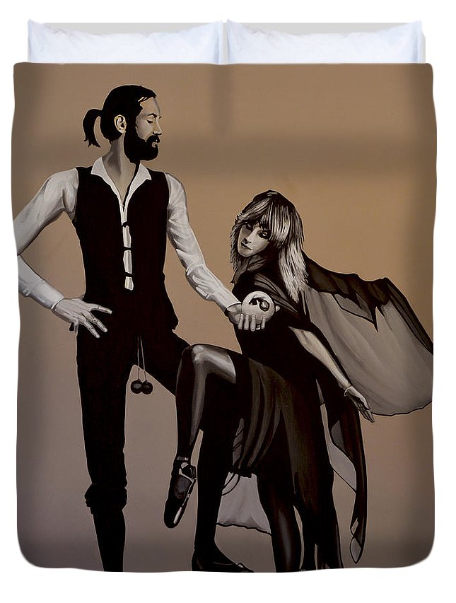 645x853 Fleetwood Mac Rumours Duvet Cover For Sale By Paul Meijering - Fleetwood Mac Painting