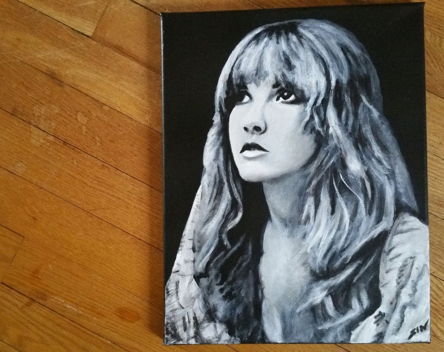 1500x1190 Stevie Nicks - Fleetwood Mac Painting