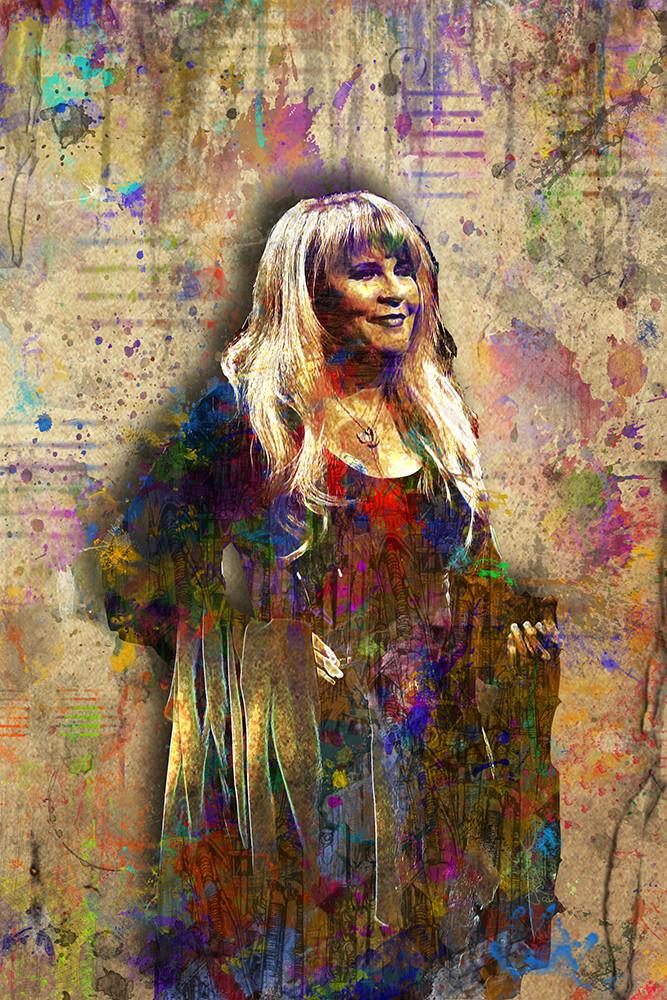 667x1000 Stevie Nicks Poster, Stevie Nicks Gift, Fleetwood Mac Tribute Fine - Fleetwood Mac Painting