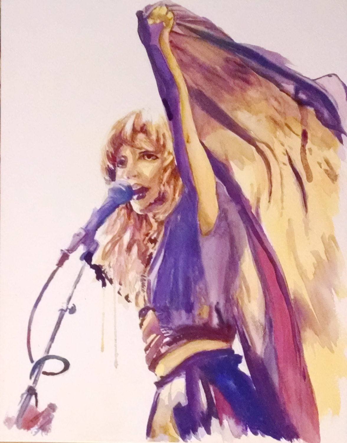 1176x1500 Stevie Nicks Print Stevie Nicks Art Fleetwood Mac Print - Fleetwood Mac Painting