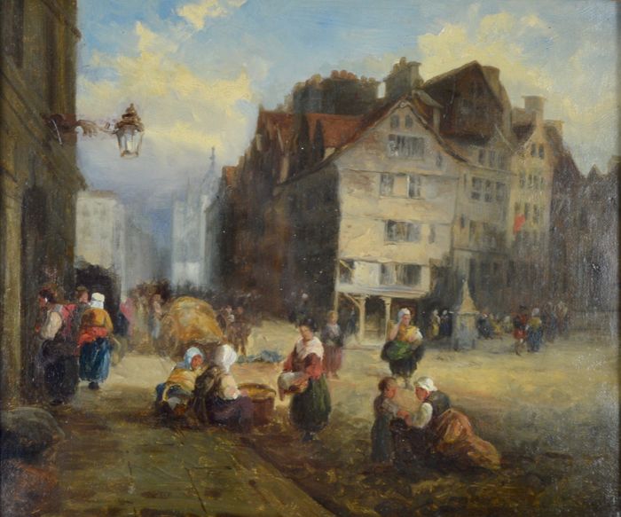 700x583 Flemish School. (19th Century) - Flemish School Of Painting