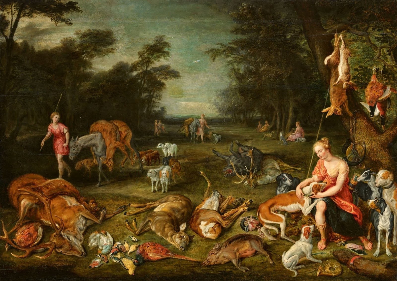 1600x1133 The Auction Augur Flemish School Is Copy After Jan Brueghel - Flemish School Of Painting