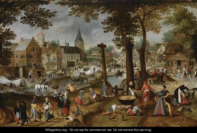 640x431 The Kermesse Of Saint George - Flemish School Of Painting
