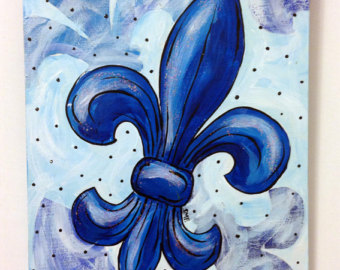 340x270 Decorative Fleur De Lis Painting - Fleur De Lis Painting