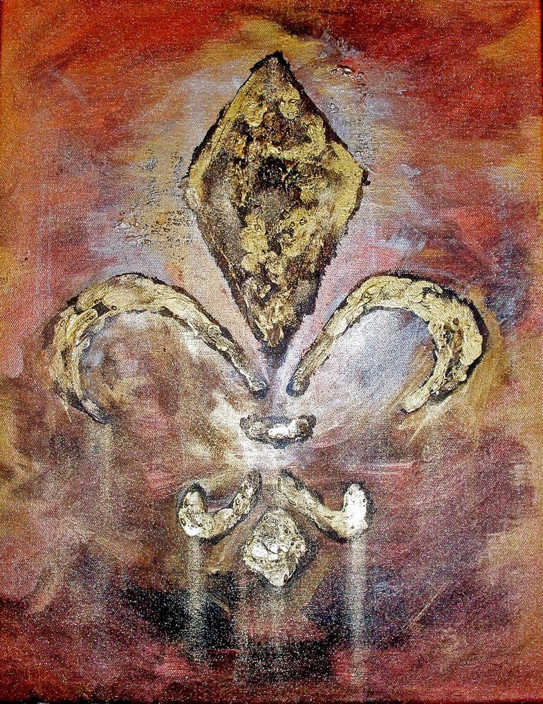 785x1017 Fleur De Lis Painting By Pinsetter1991 - Fleur Painting