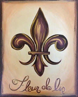 257x320 Fleur De Lis - Fleur Painting