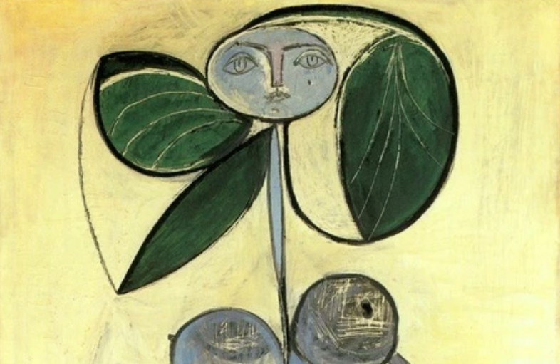 786x511 Gilot, La Femme Fleur - Fleur Painting