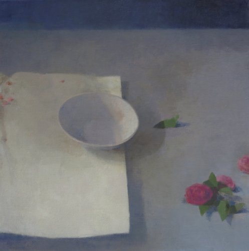 497x500 Composition La Fleur By Mathieu Weemaels (2017) Painting Oil - Fleur Painting