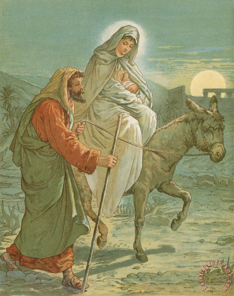 760x960 John Lawson The Flight Into Egypt Painting - Flight Into Egypt Painting