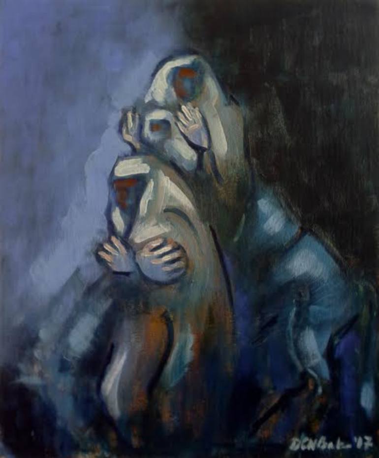 770x929 Saatchi Art The Flight Into Egypt Painting By Duncan Barker - Flight Into Egypt Painting