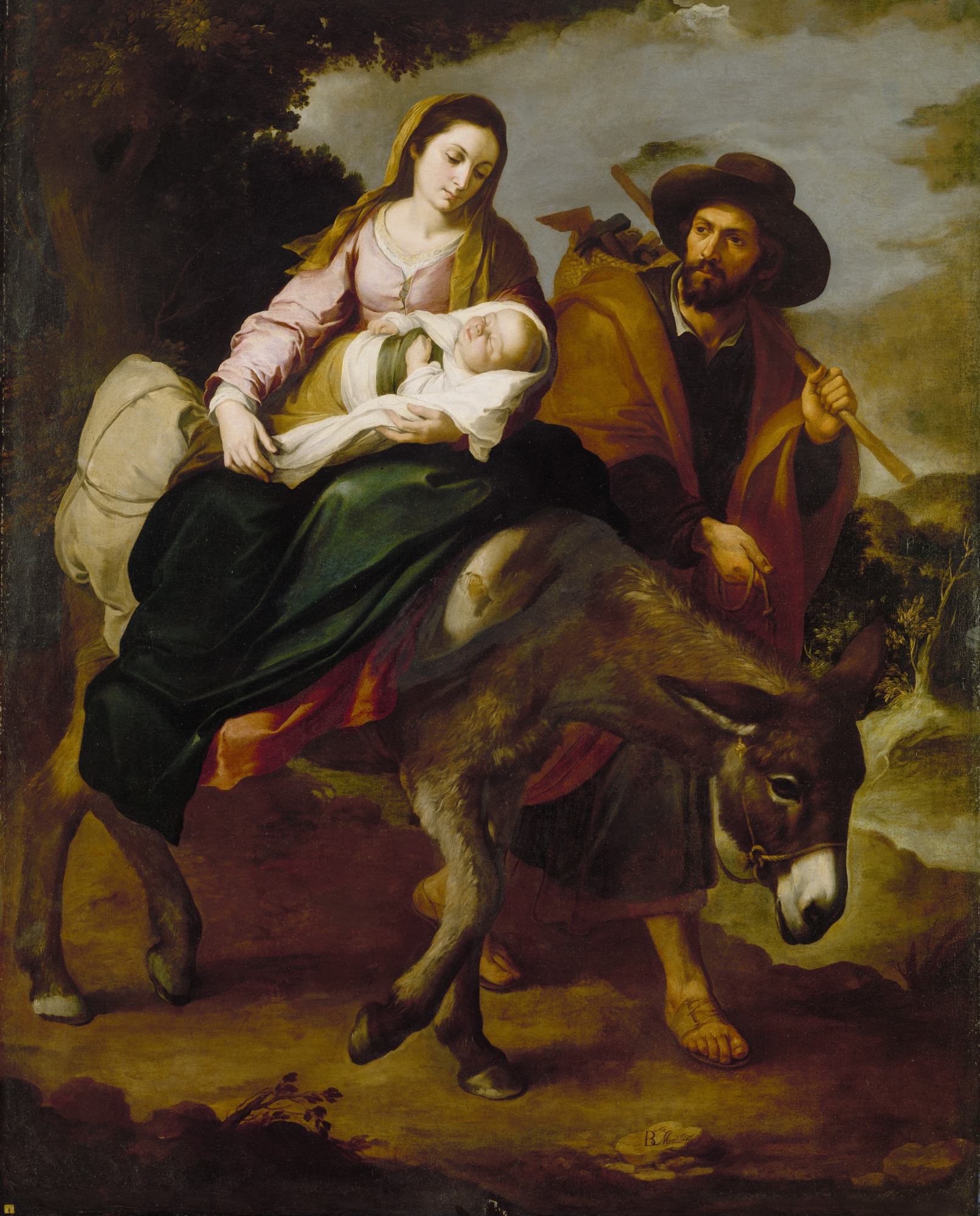 1612x2000 The Flight Into Egypt Detroit Institute Of Arts Museum - Flight Into Egypt Painting