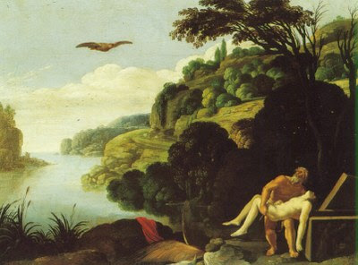 400x296 Icarus - Flight Of Icarus Painting