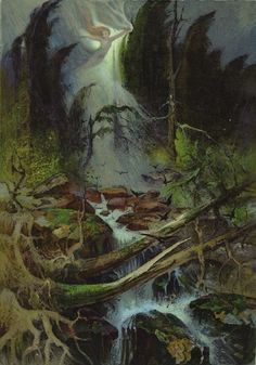 236x337 Ride Of Valkyrie Victorian Watercolour Painting By - Flight Of The Valkyries Painting