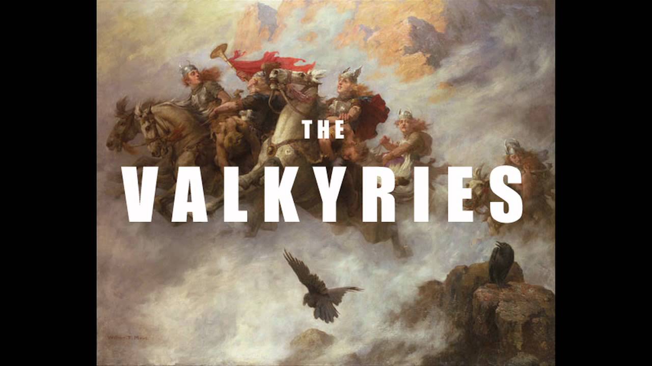 1280x720 The Valkyries - Flight Of The Valkyries Painting