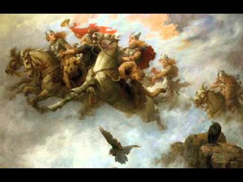 480x360 Wagner ~ The Ride Of The Valkyries - Flight Of The Valkyries Painting