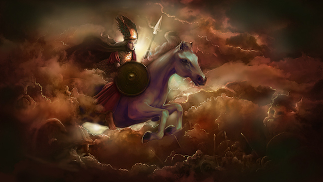 640x361 Front Page, April 27, 2016 Geneva Shore Report - Flight Of The Valkyries Painting