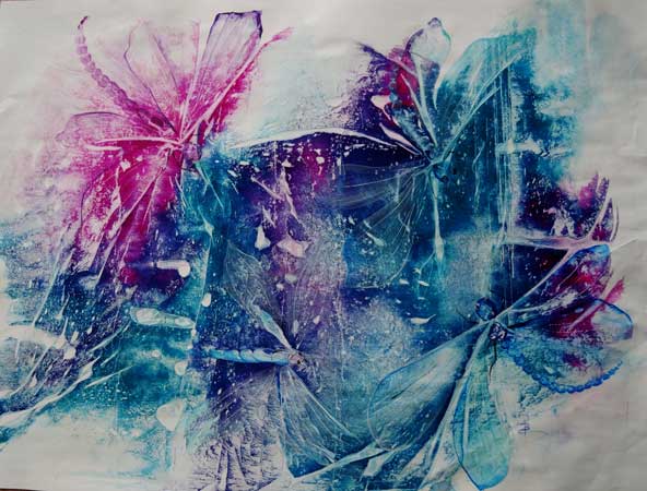 592x450 Flight Painting By Tricia Bradford - Flight Painting