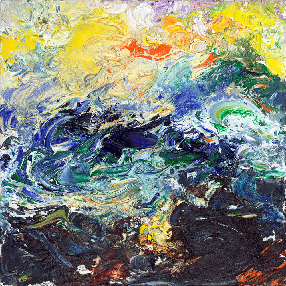 1000x1000 Sea Flight Original Seascape Painting Melody Art - Flight Painting