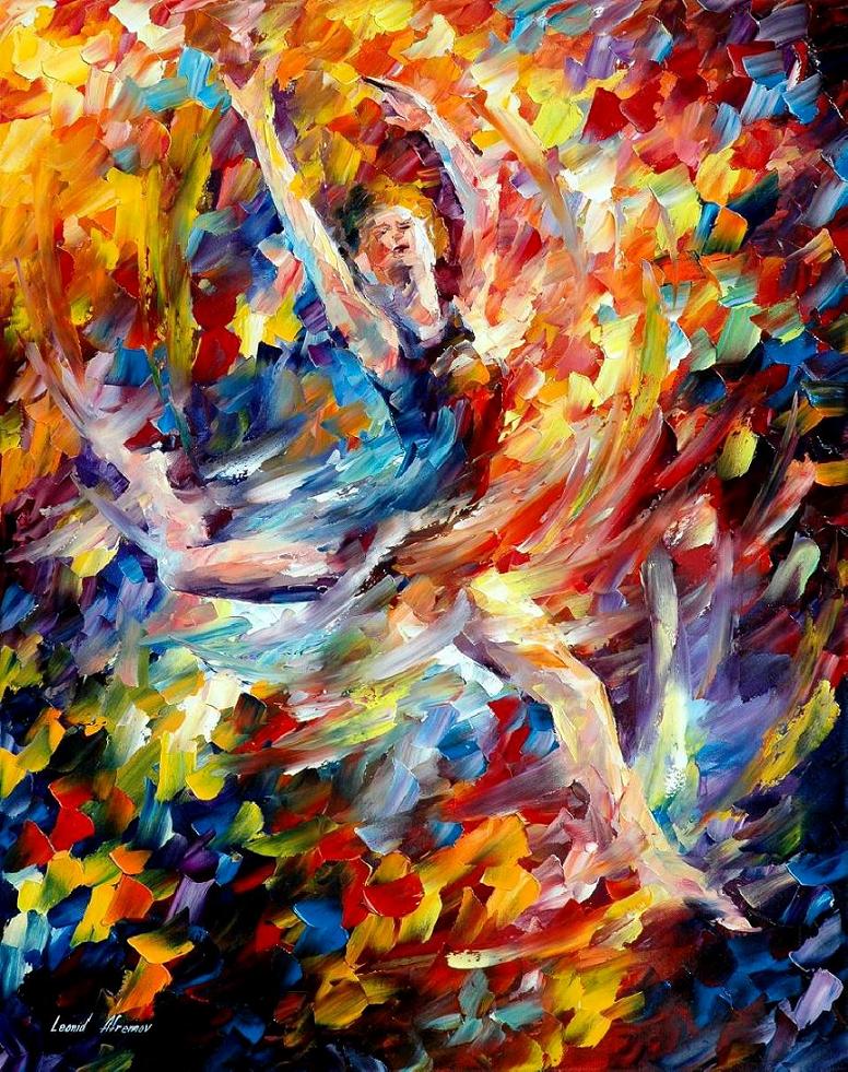776x981 Burning Flight Palette Knife Oil Painting On Canvas By Leonid - Flight Painting