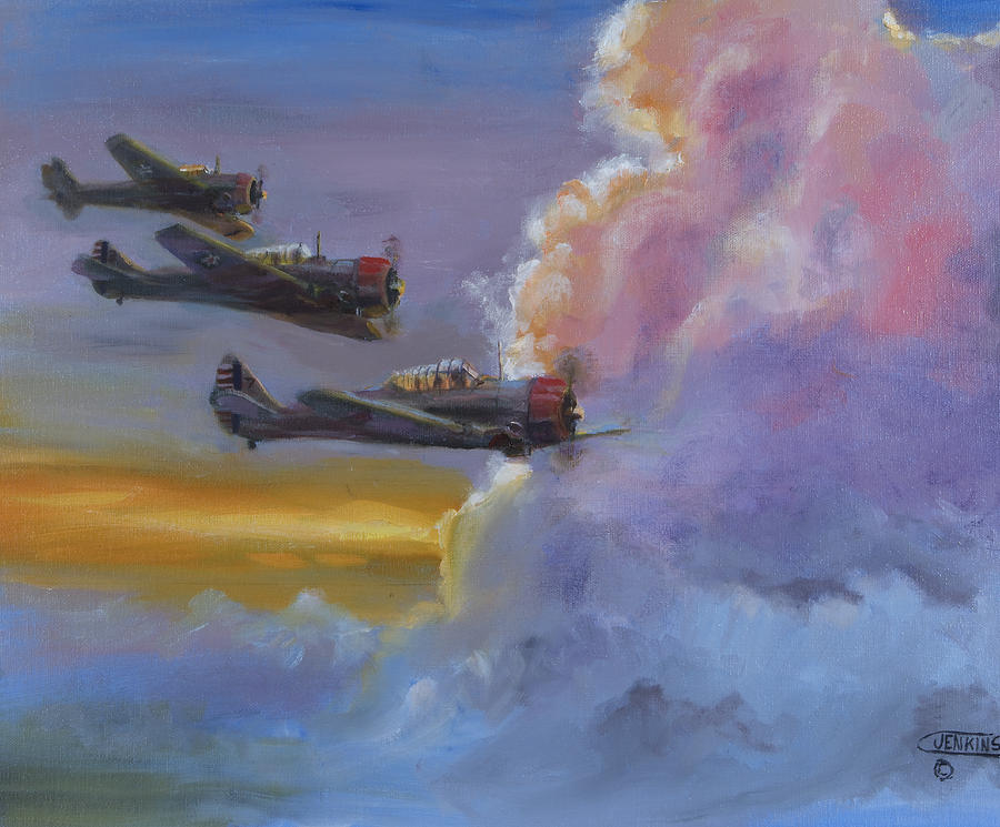 900x745 Dusk Flight Painting By Christopher Jenkins - Flight Painting