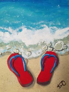 236x314 Image Result For Flip Flop Canvas Paintings Arts - Flip Flop Canvas Painting