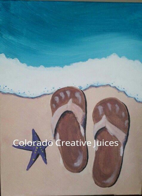 476x658 Relax Rewind And Get Into A Flip Flops Kind Of Mind ) Paint - Flip Flop Canvas Painting