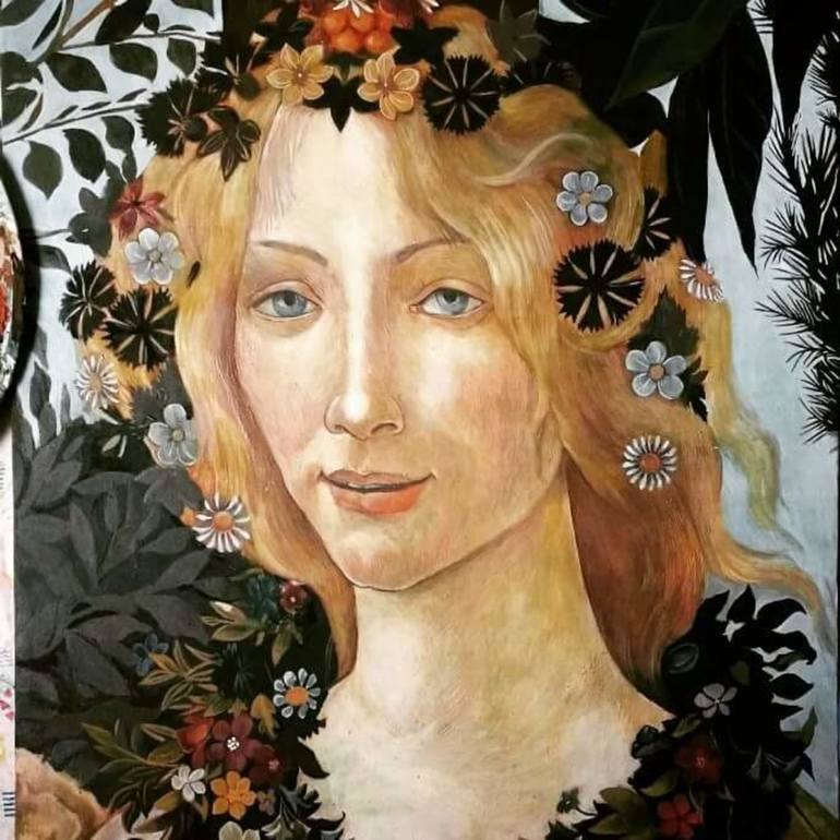 770x770 Saatchi Art Flora. Copy Of Botticelli Painting By Svitlana Prokopenko - Flora Painting
