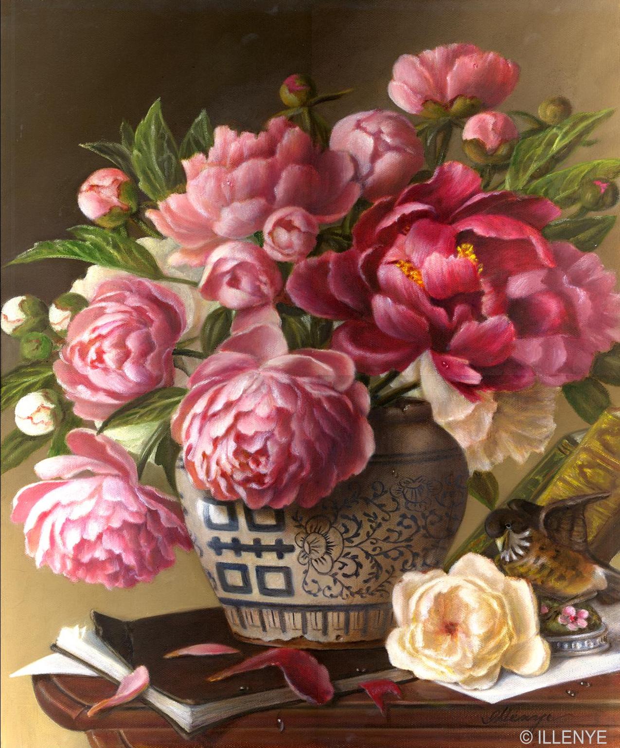 1275x1537 Jeanne Illenye - Floral Oil Painting