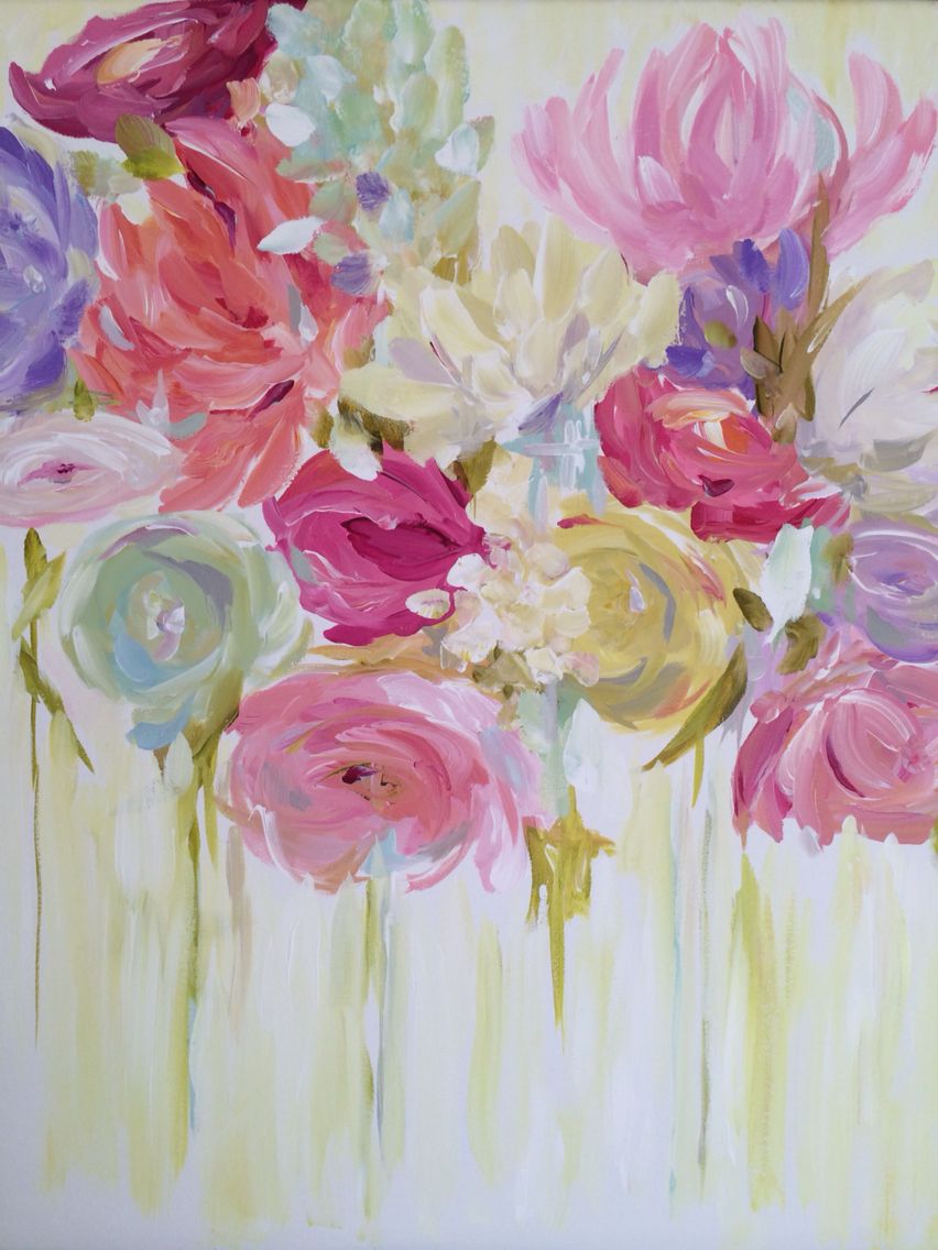 852x1136 Floral Painting - Floral Painting