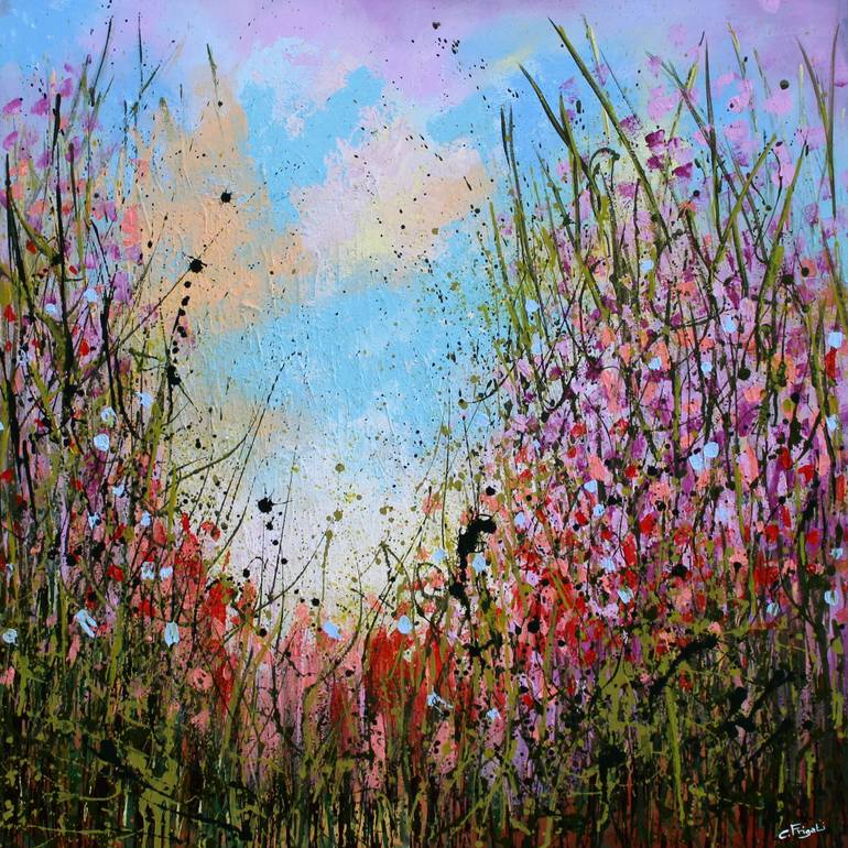 770x770 Saatchi Art Gate To Paradise - Floral Painting