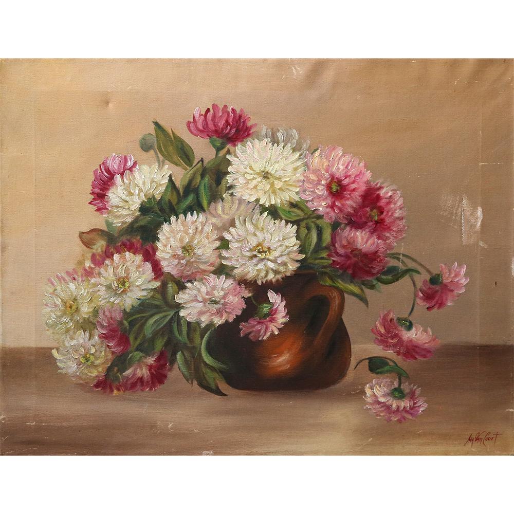 1000x1000 Vintage Art - Floral Painting
