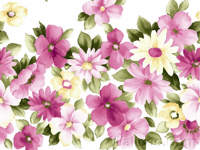 700x525 Art Floral Pattern, Flower Illustration Wallpaper 14 - Floral Painting Designs