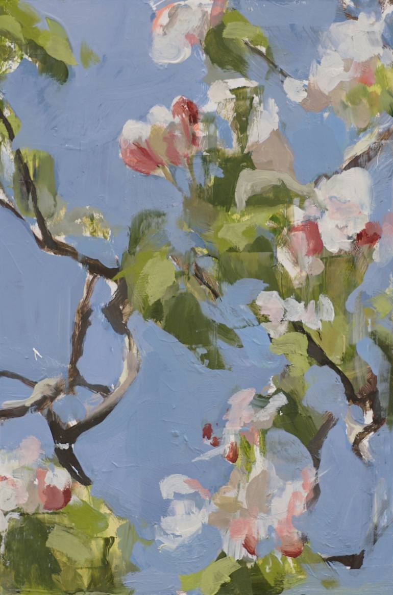 770x1165 Saatchi Art Apple Blossom, Floral Pattern Painting By Mark Crenshaw - Floral Pattern Painting
