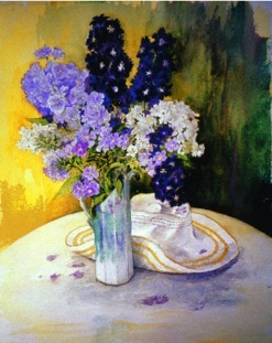 247x311 Floral, Still Life Paintings In The Garden - Floral Still Life Painting