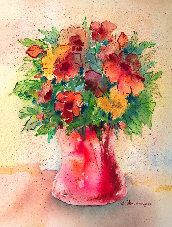 682x900 Floral Still Life Painting By Arline Wagner - Floral Still Life Painting
