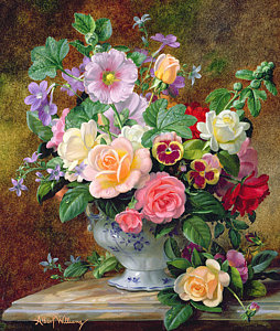 254x300 Floral Still Life Paintings Fine Art America - Floral Still Life Painting