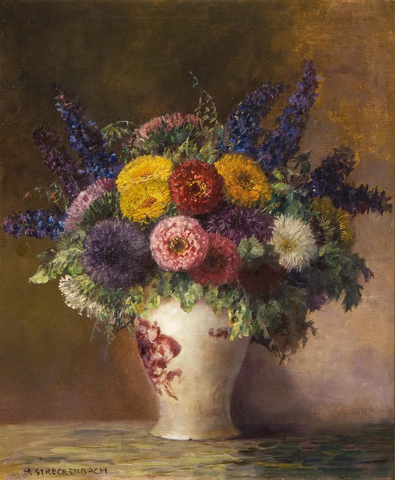 1318x1600 Max Streckenbach Floral Still Life Painter Tutt'Art@ Pittura - Floral Still Life Painting