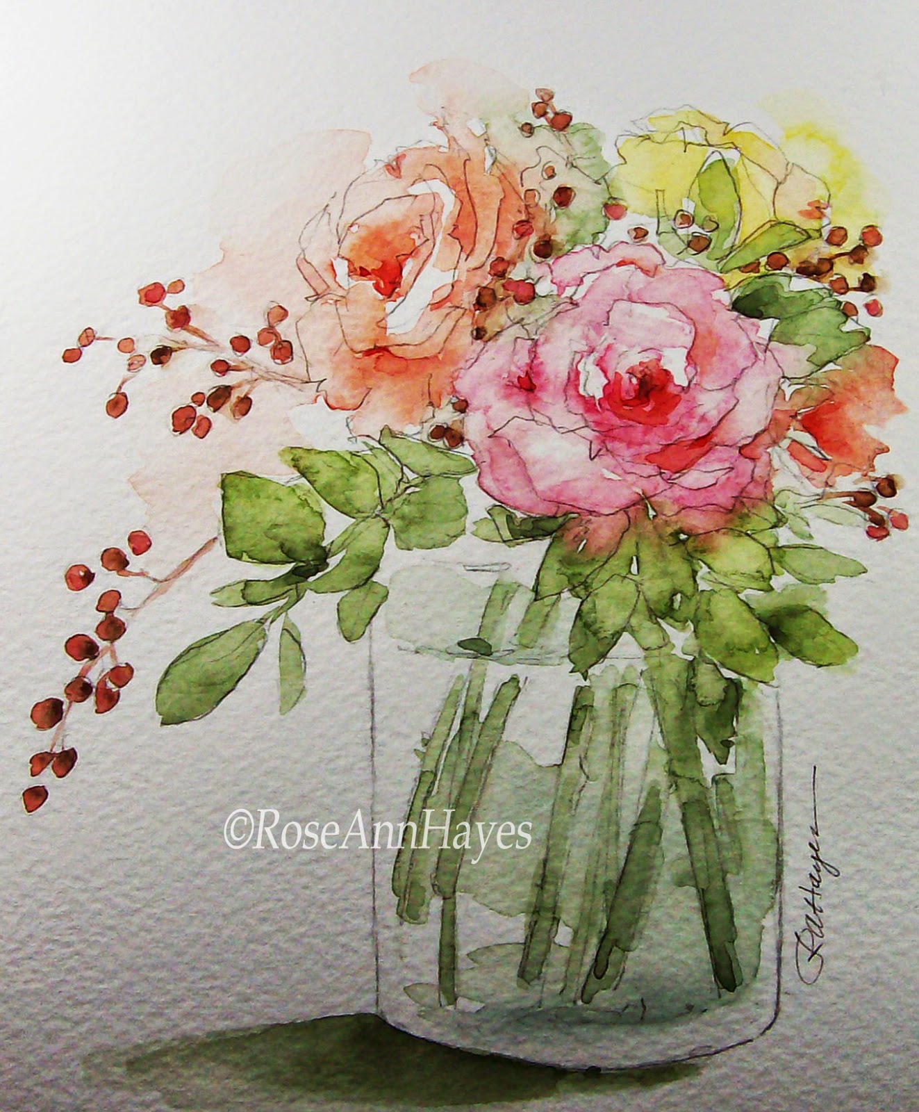 1323x1600 Bluebonnet Watercolors Bouquet Of Flowers Watercolor Paintings - Floral Watercolor Painting